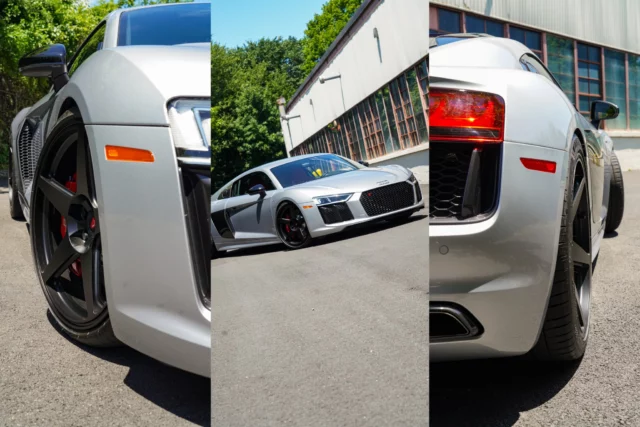Audi Quattro power at its finest!
.
R8 in for a paddle shifter upgrade from the factory shifters to a Carbon fiber style shifter. This option certainly offers a much more sporty feel than that of stock and adds yet another aspect of fun to this awesome ride 🔥